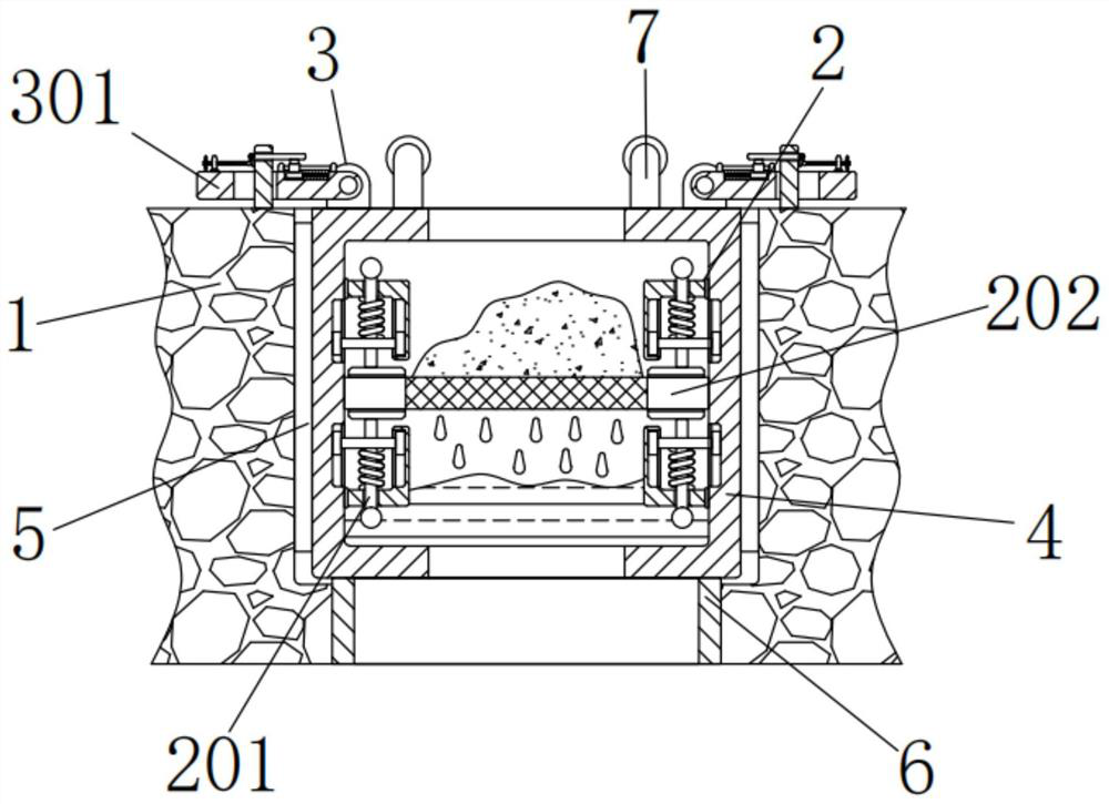 Highway bridge deck drainage facility