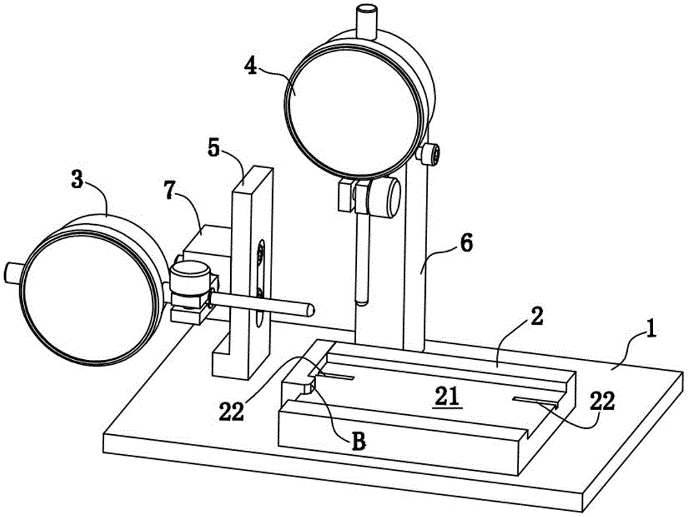 Device for detecting oscillating quantity of adjusting gear of counter