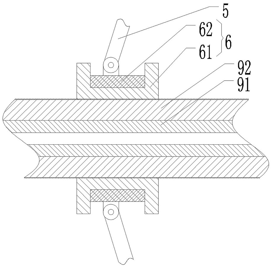 Fire-proof and flame-retardant cable and wrapping mechanism for producing fire-proof and flame-retardant cable