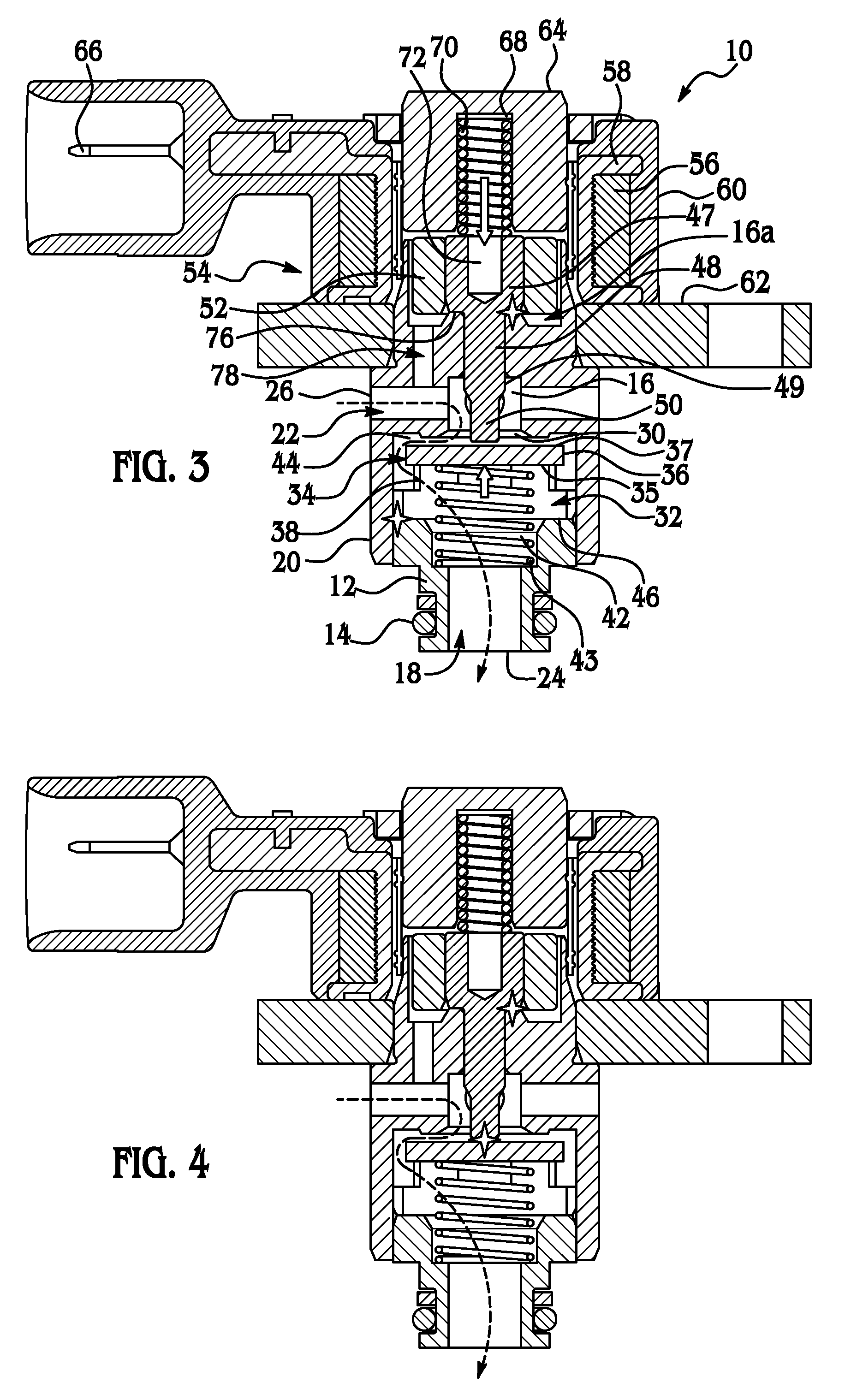 Control valve for a gas direct injection fuel system