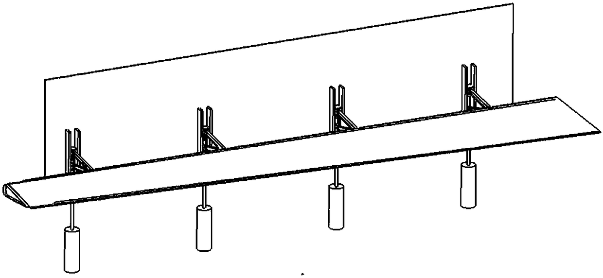 A load loading method in the limit load test of movable surface