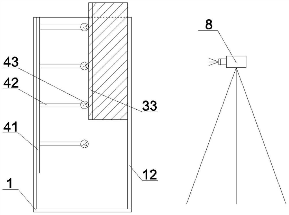 Electromagnetic loading test device capable of simulating sinking process of open caisson