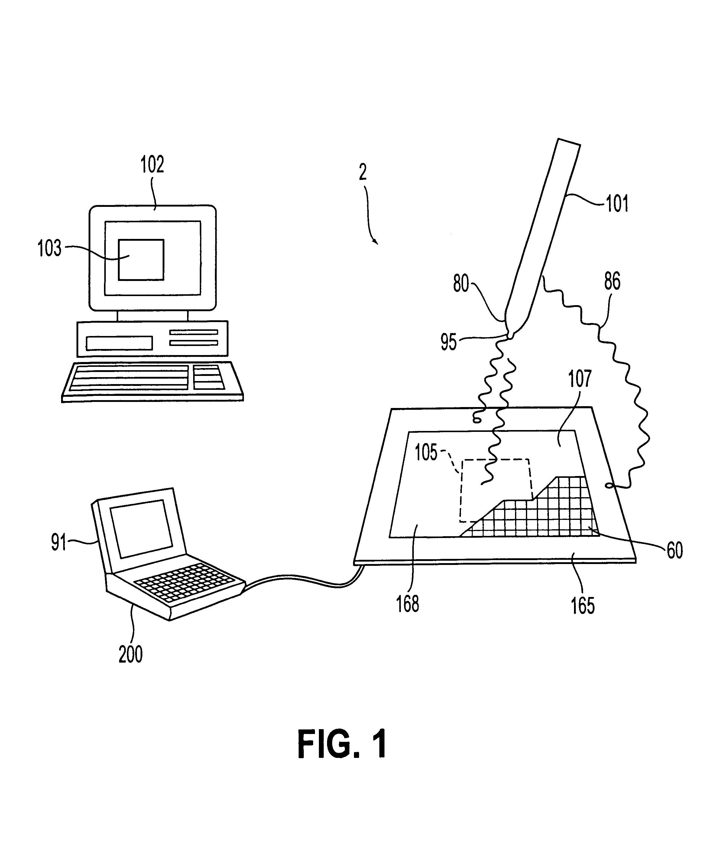 Method and system for position-aware freeform printing within a position-sensed area