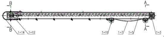 Green tire conveyor for radial tires