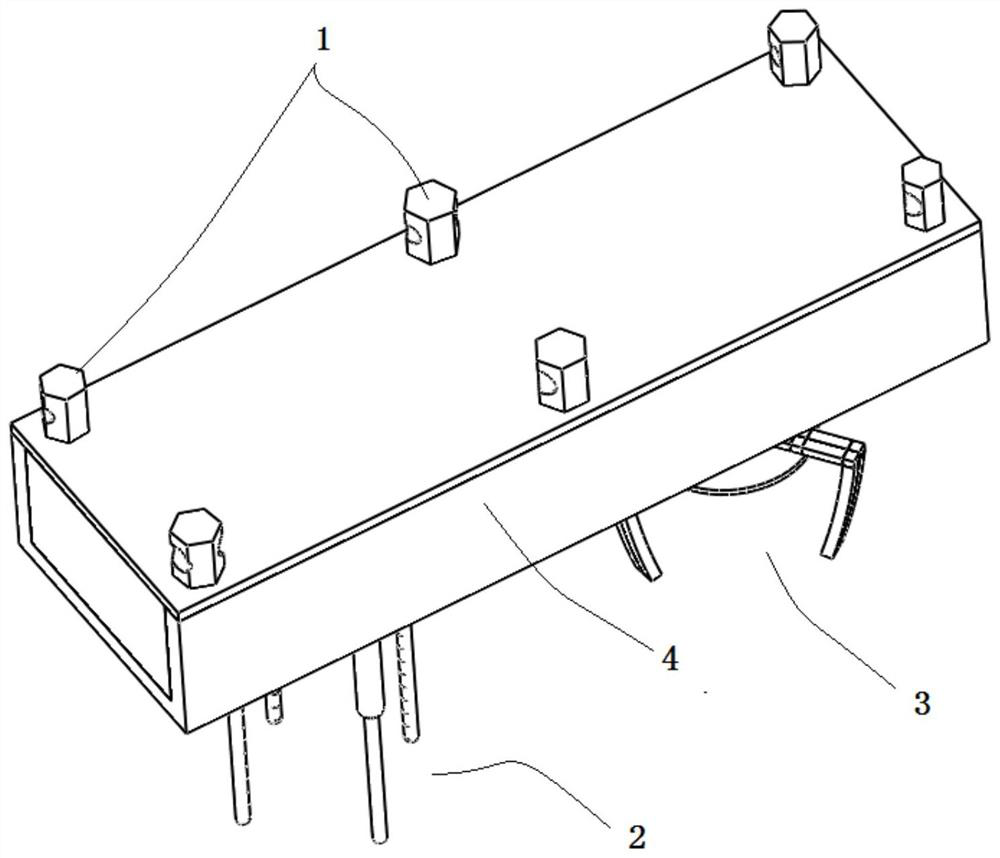 An auxiliary device for rice transplanting