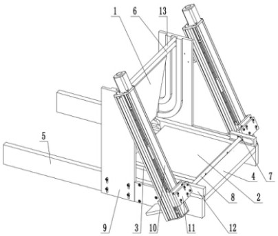 An automatic mold opening and closing mechanism