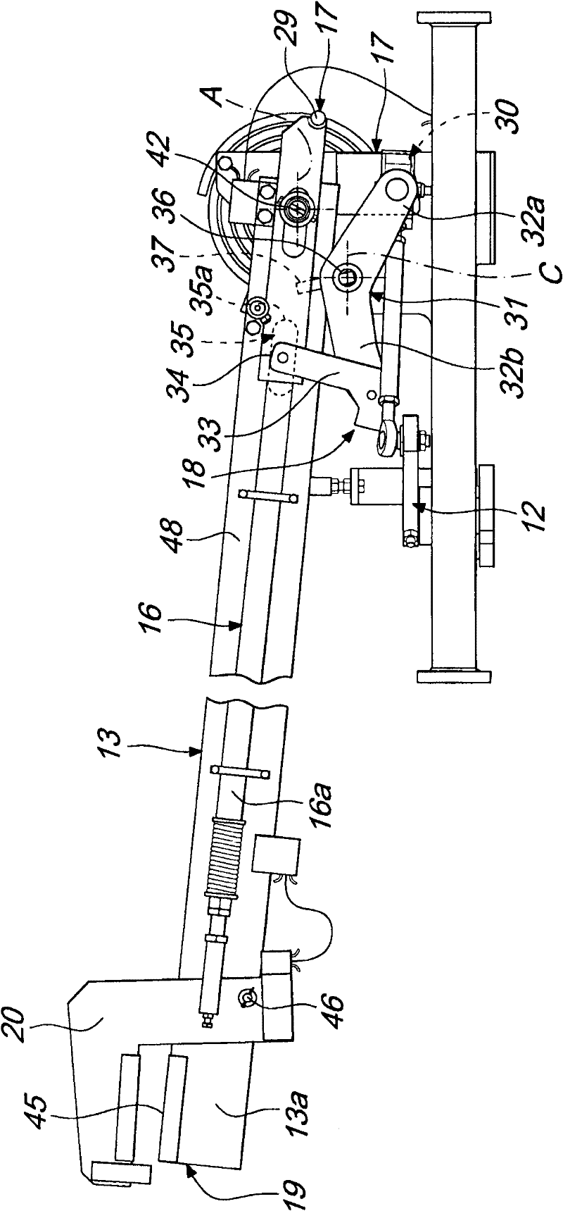 Semi-pantograph disconnector