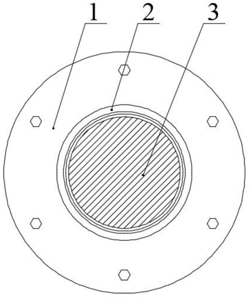 A friction pendulum type shock isolation bearing with multi-layer shear pins