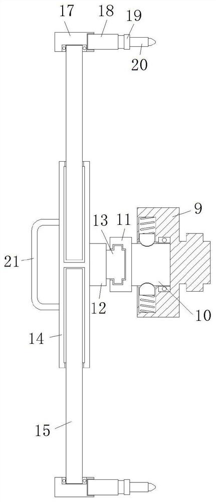 A safety dismantling device for high-rise home improvement glass