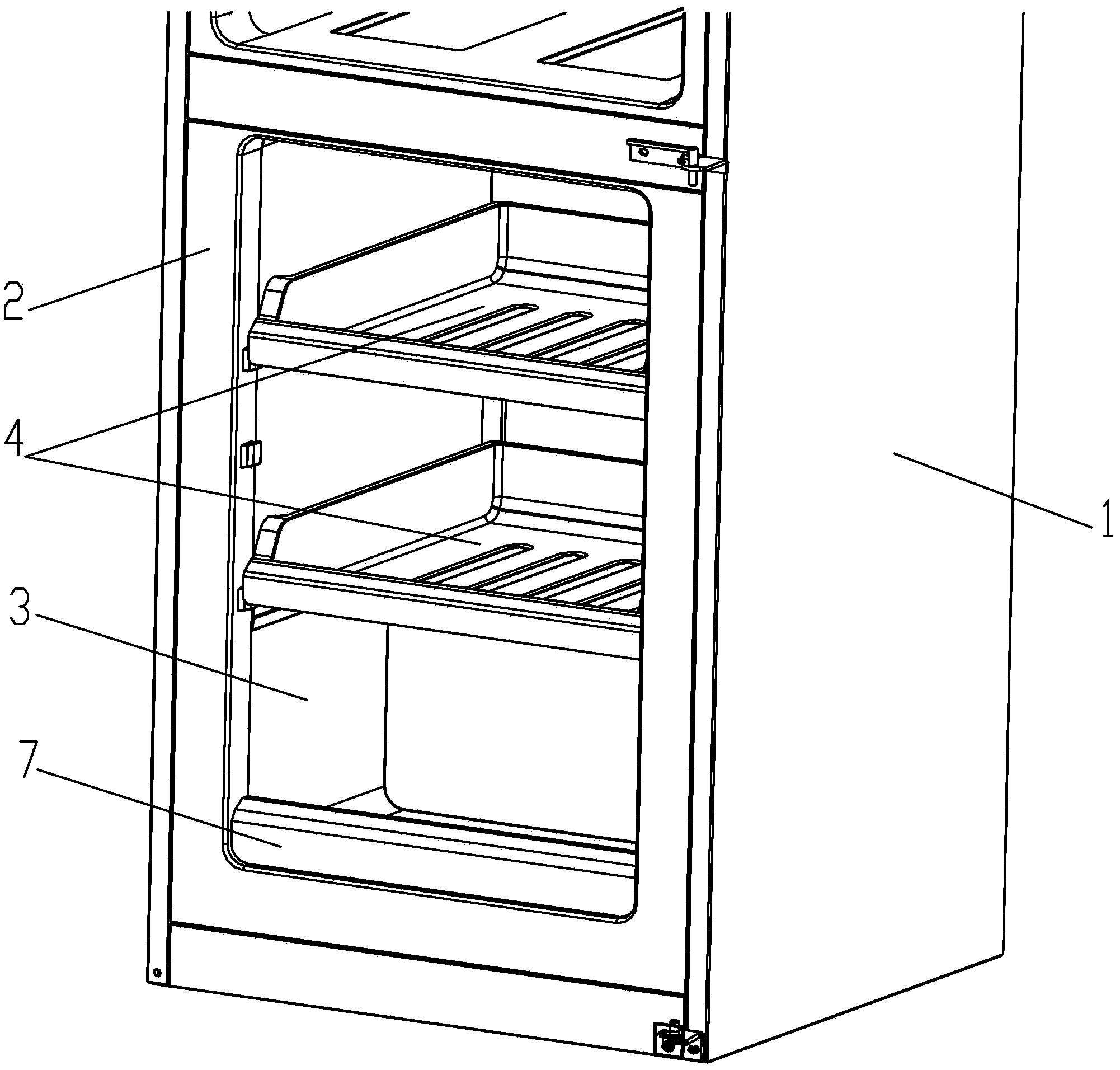 Freezing chamber structure of refrigerator