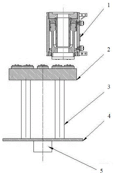 Rotary chamfering device for anchor plates
