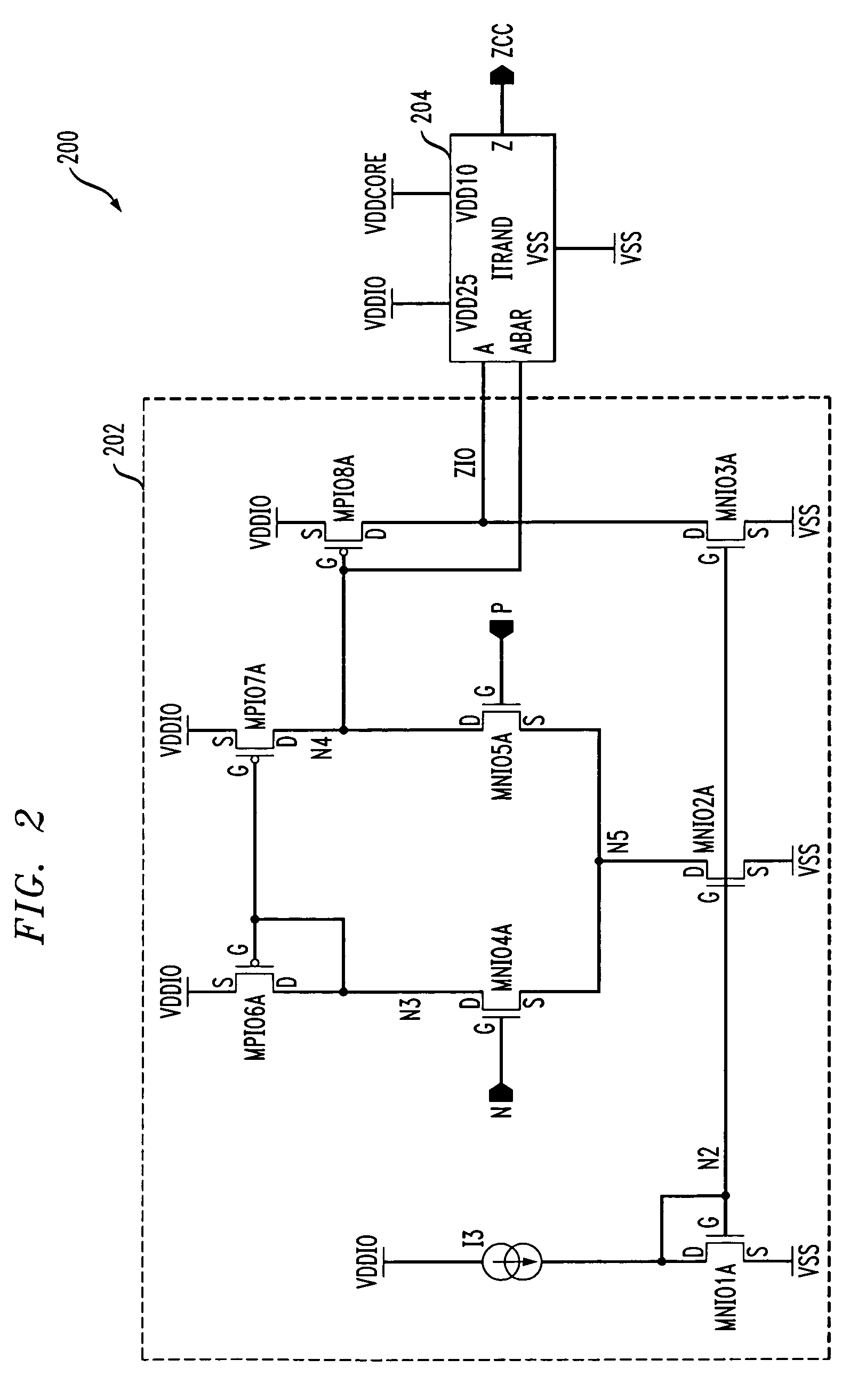 Circuit having enhanced input signal range