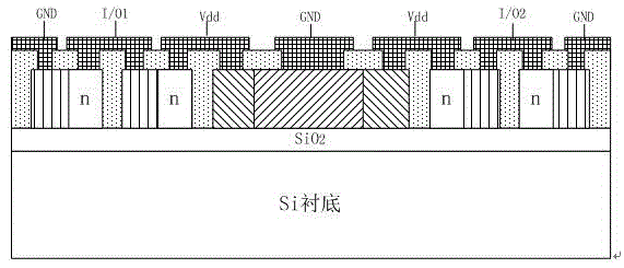 SOI base-based low-leakage and low-capacitance TVS array and preparation method thereof