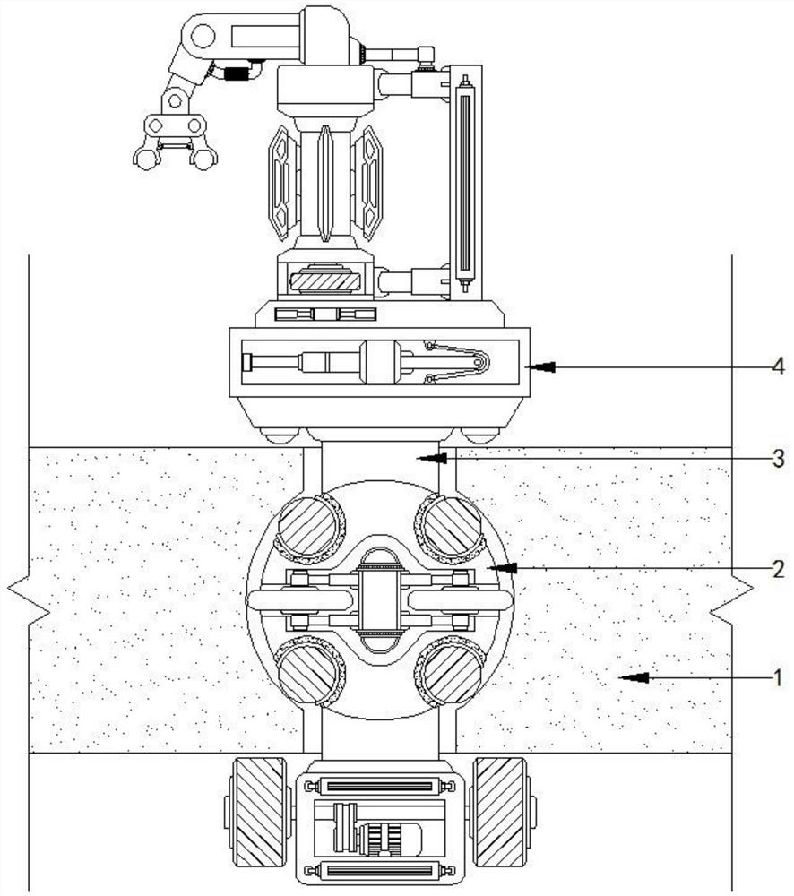 Sole bottom shaping device in shoe processing