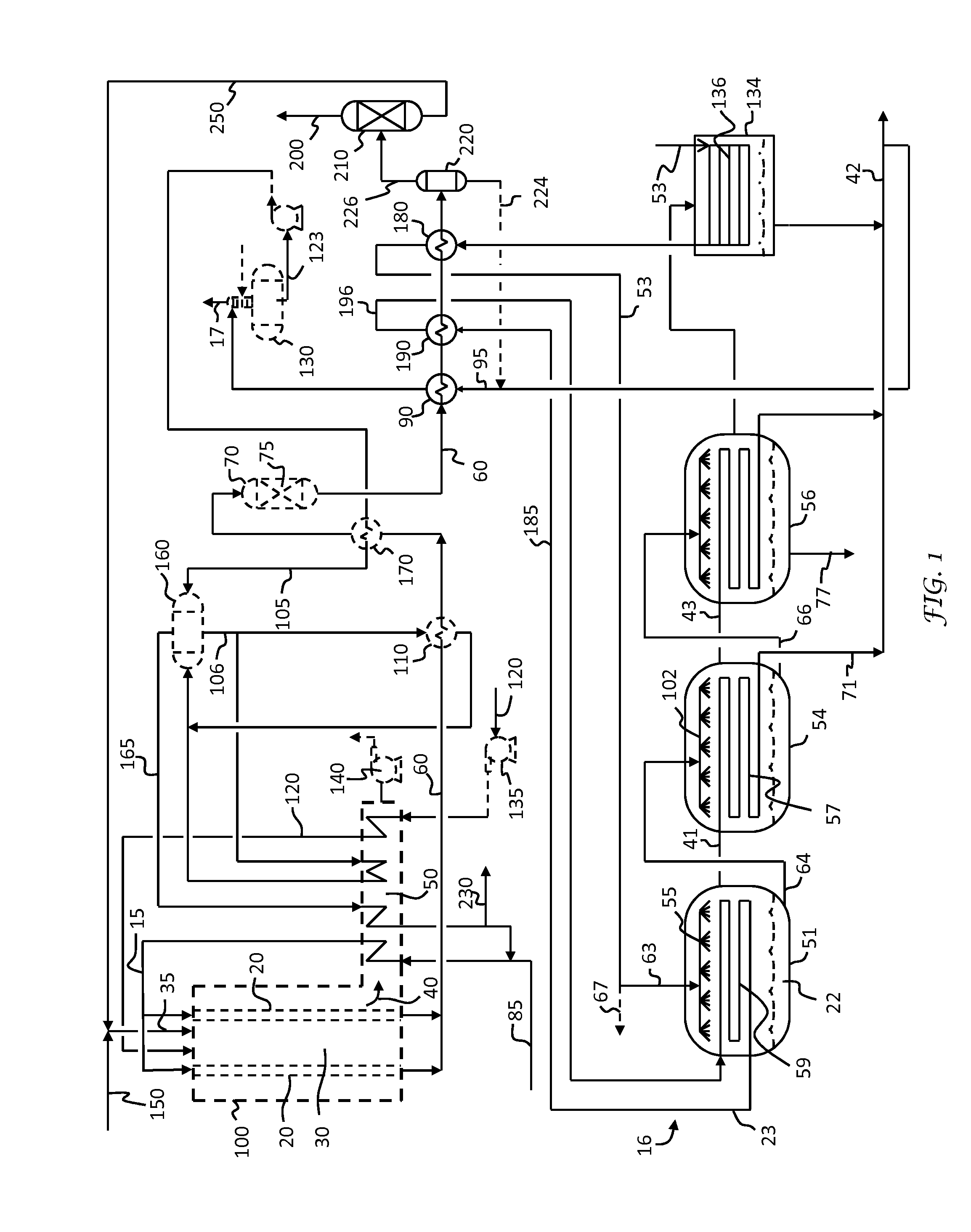 System and Process for Producing a H2-Containing Gas and Purified Water