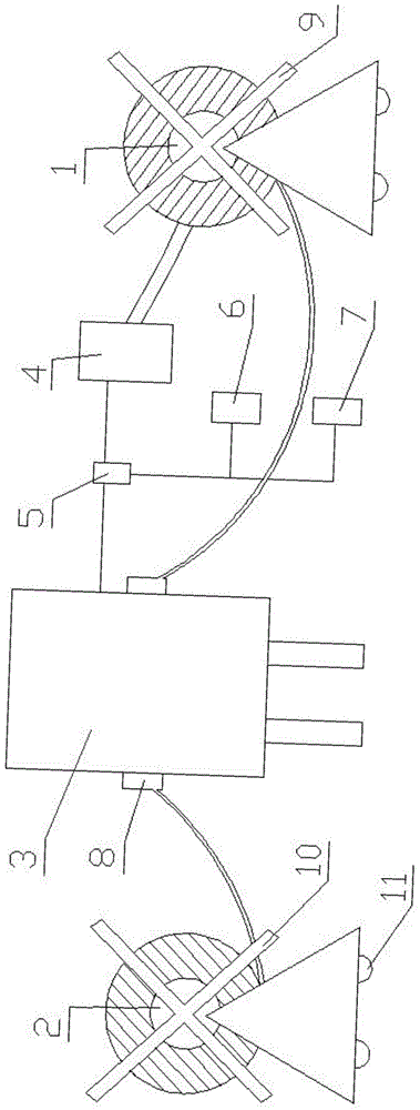 Feeding and receiving device of punch press