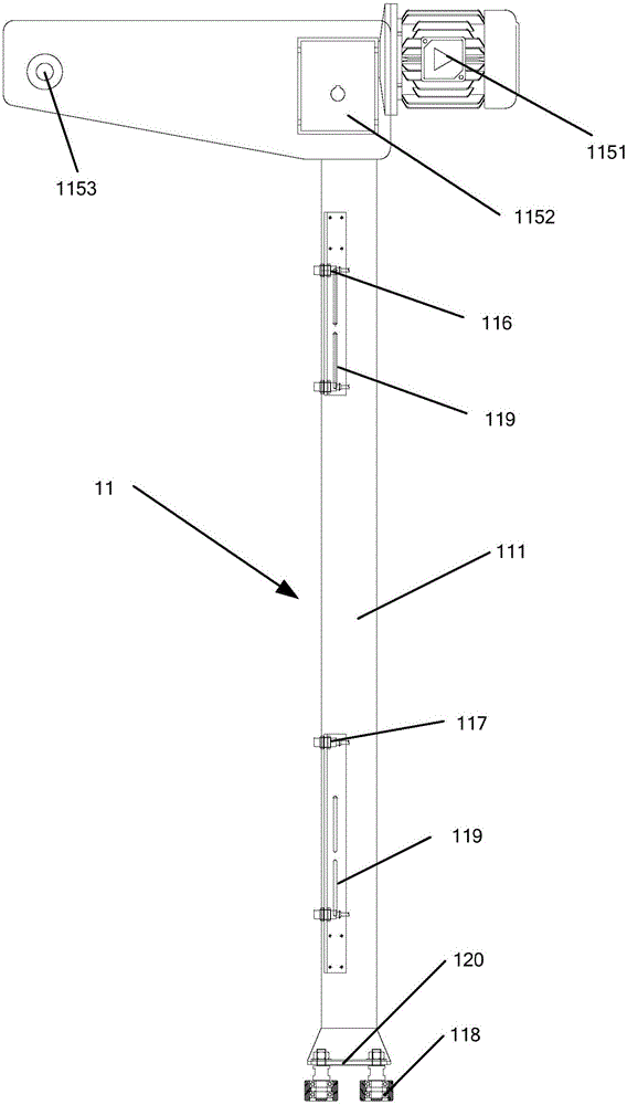 The lifting device of the electroplating crane and the electroplating crane