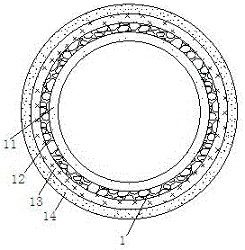 Compound steel belt with high temperature resistance and corrosion resistance