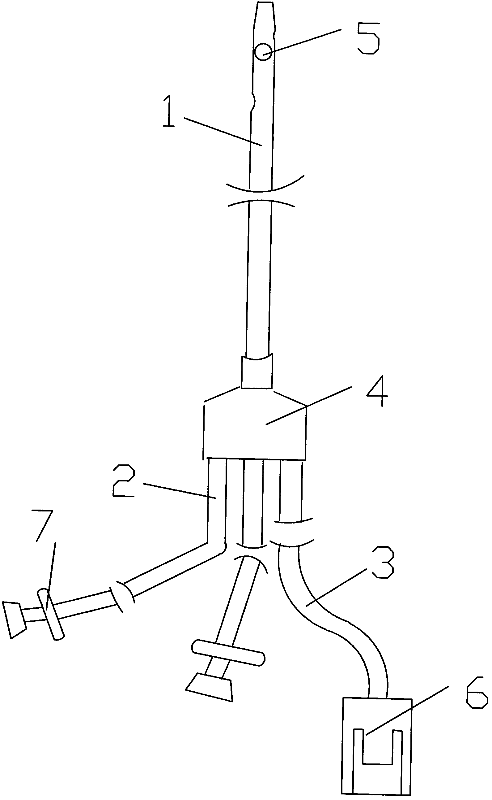 Venous duct for measuring heart rate