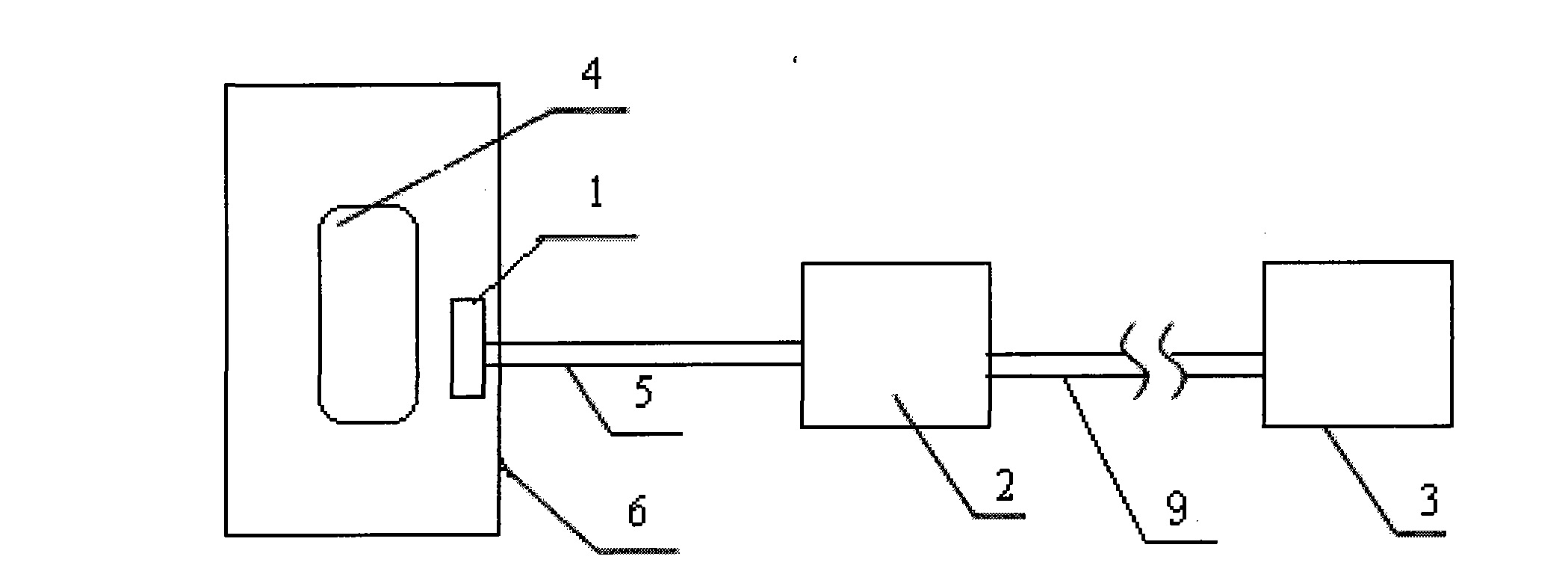 Online detection device of surge protective device