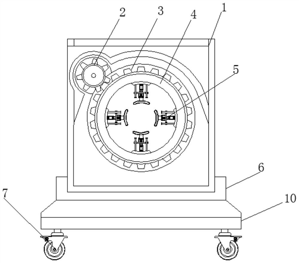 Full-automatic induction grinding machine for outer surface of stainless steel pipe