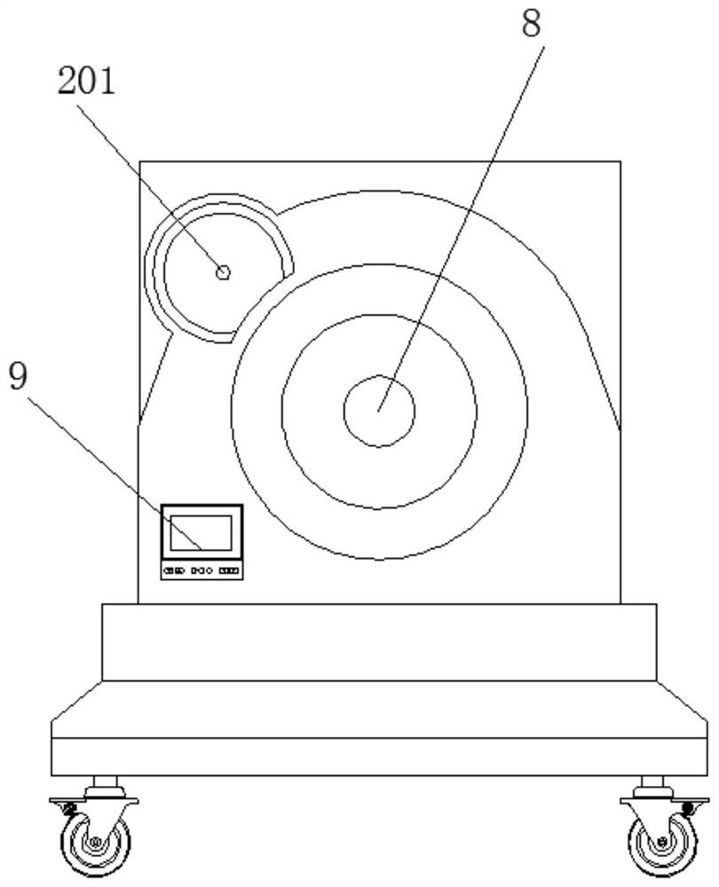 Full-automatic induction grinding machine for outer surface of stainless steel pipe