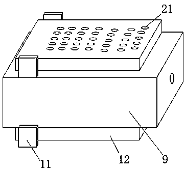 Telescopic protection device for firefighting robot