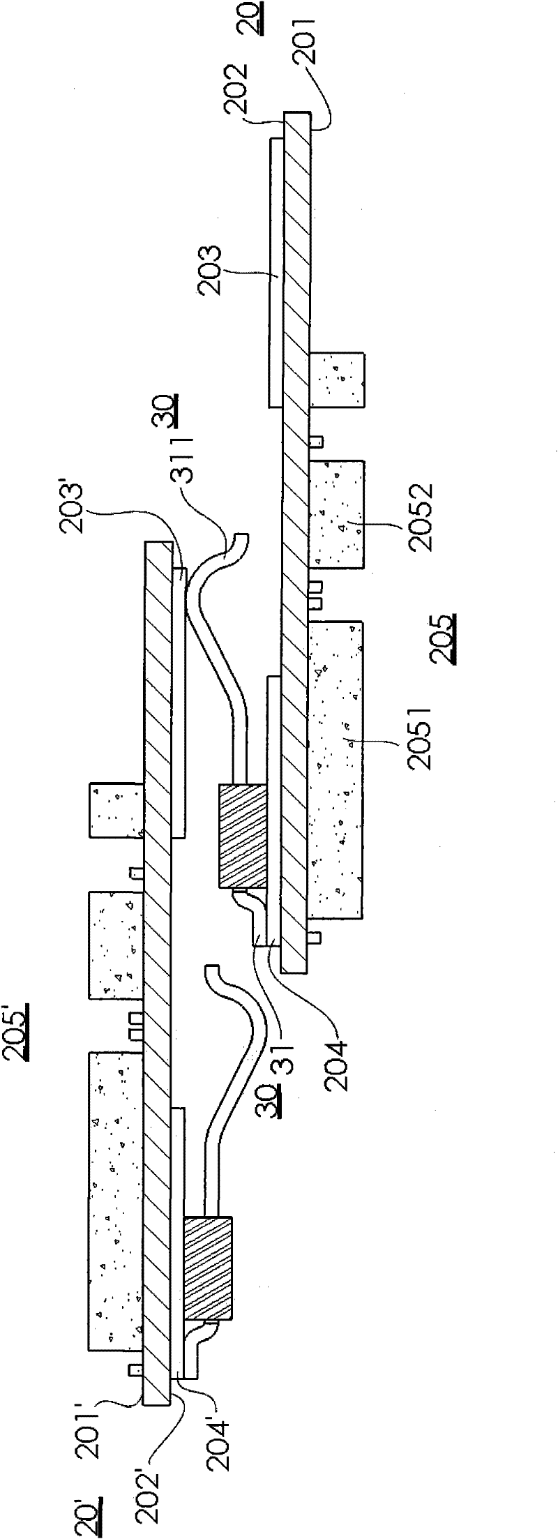 High density integrated circuit module structure