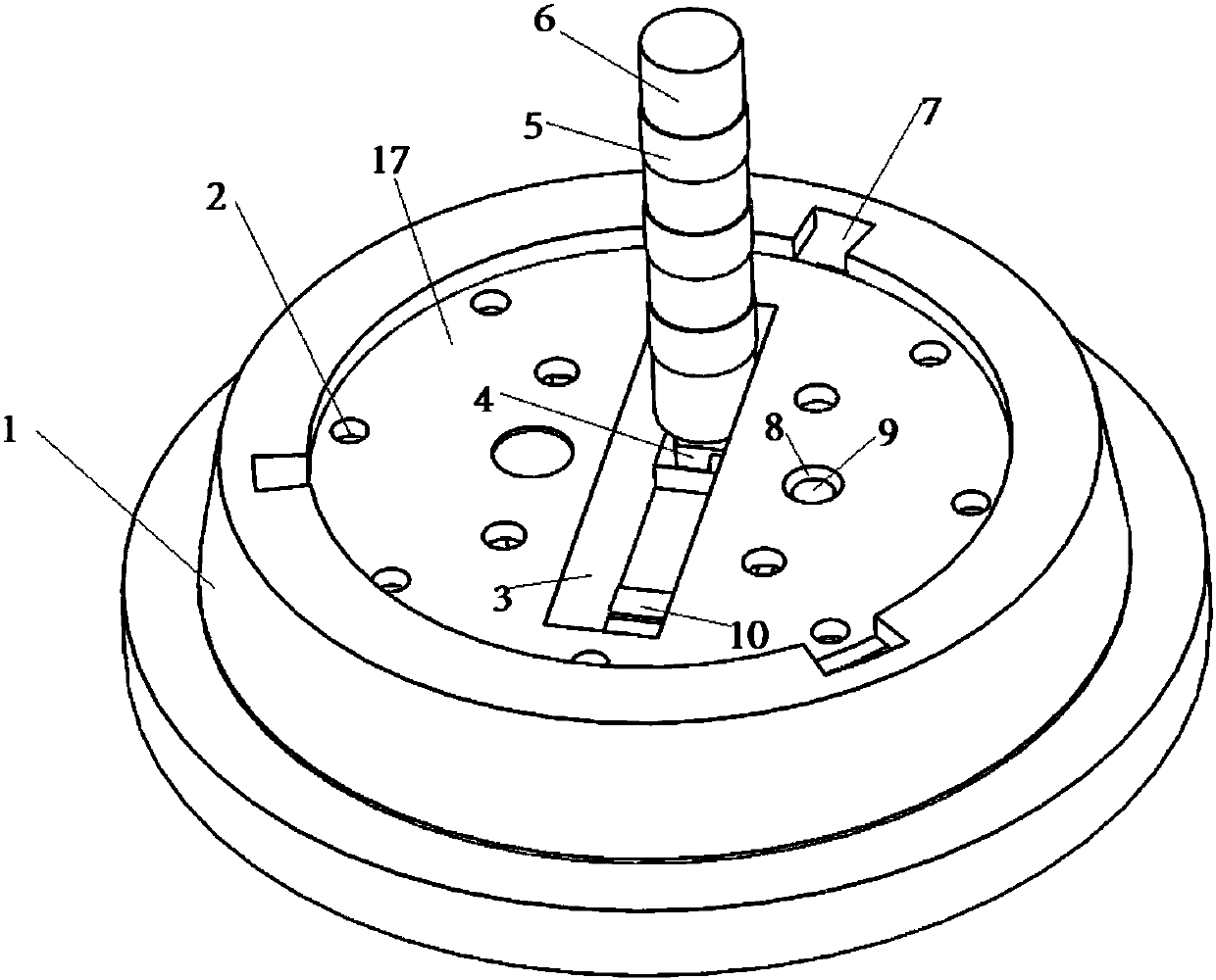 Horizontal intelligent alarm device for road well safety protection