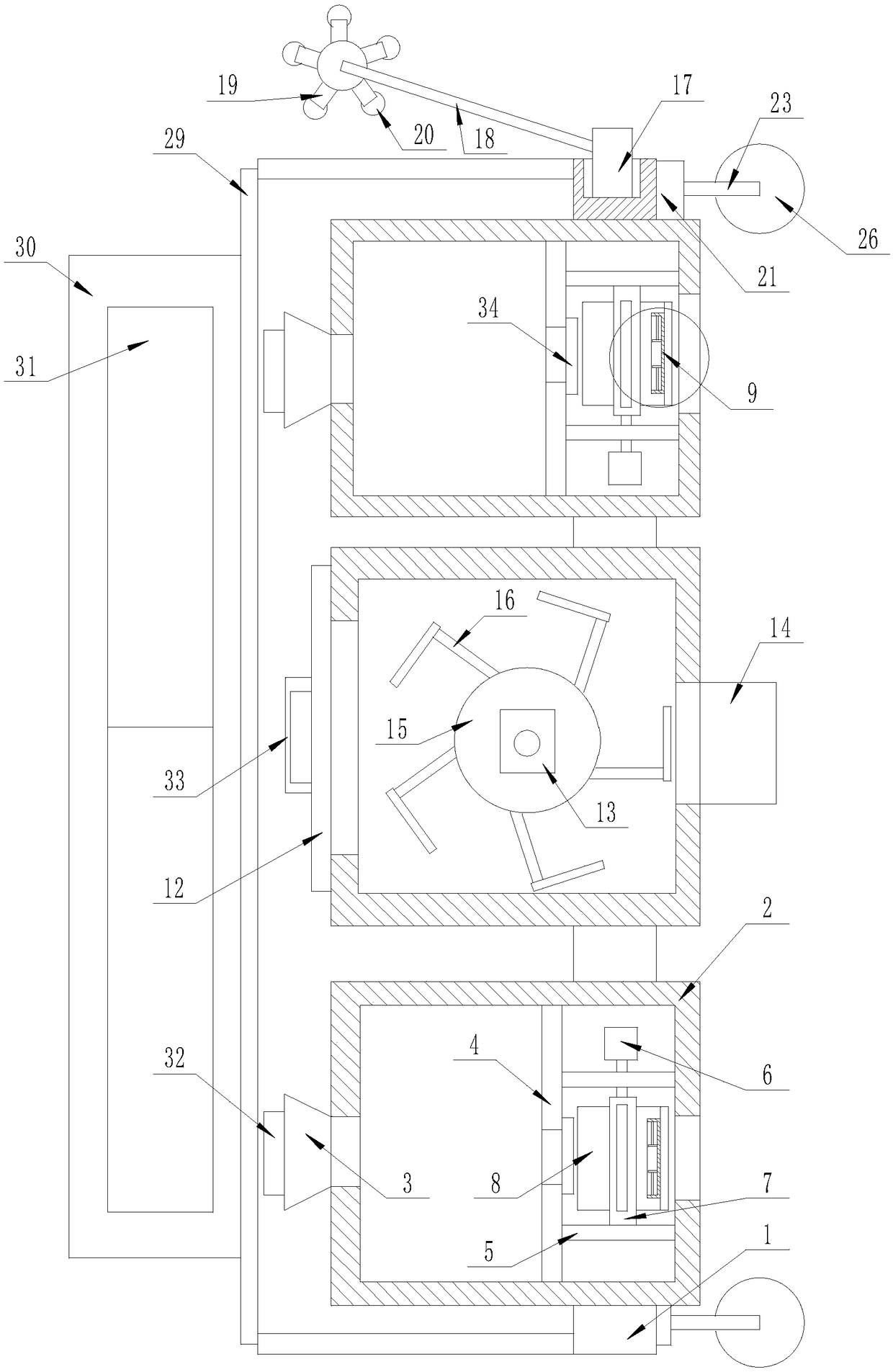 An automatic equipment for planting and spreading fertilizer