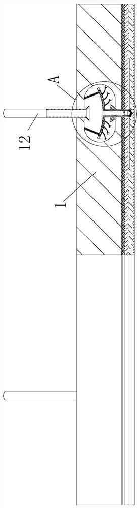 A kind of manufacturing process of solid wood fireproof board