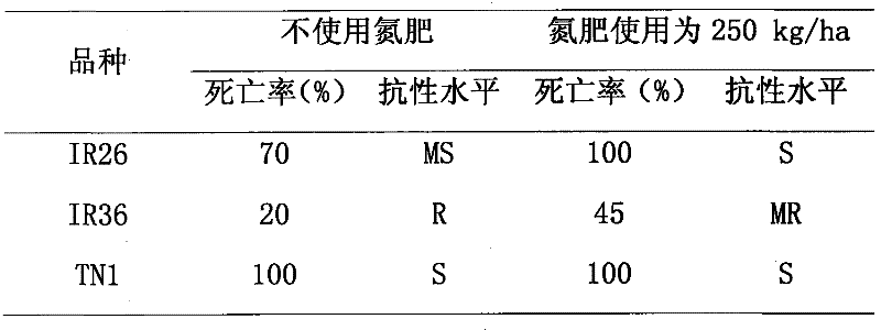 Method for evaluating rice planthopper-resistant property of rice
