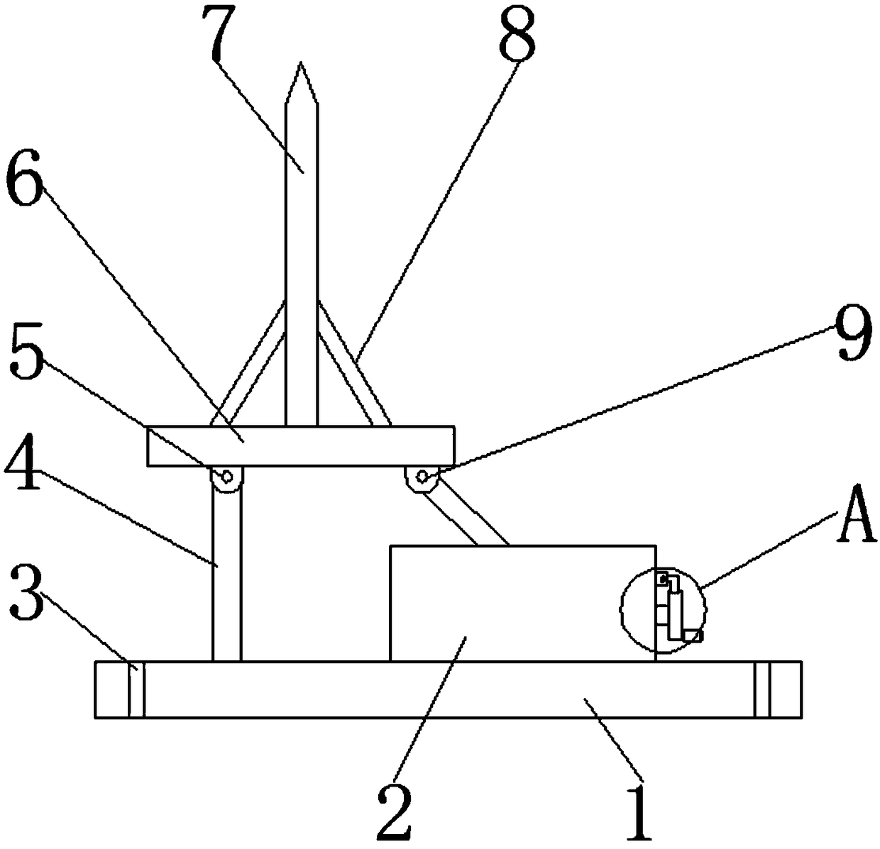 Multi-angle lightning arrester for lightning protection