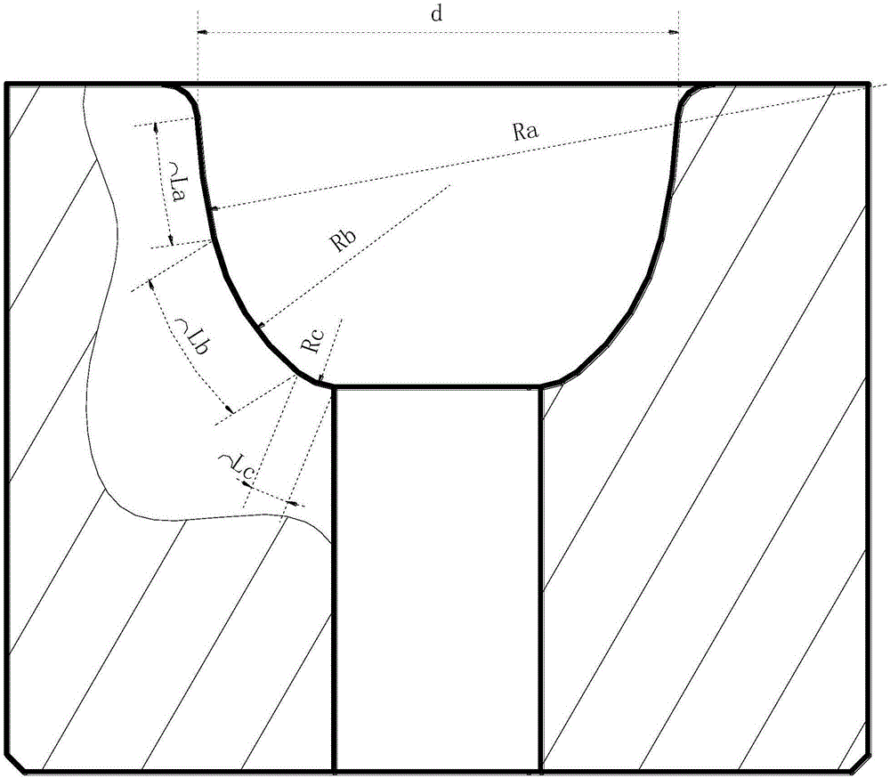 Headrest tube necking mould