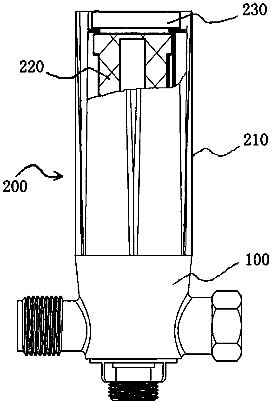 Explosion-proof type front filter