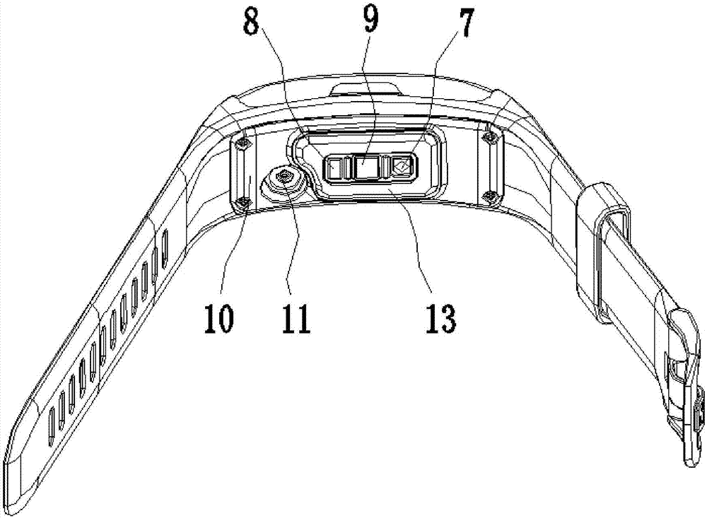 Medical wristband with self-compensation function and self-compensation method