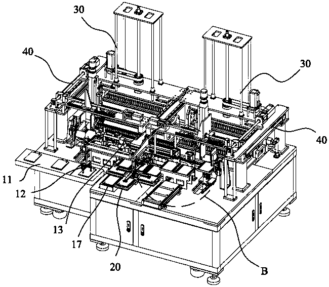 Battery automatic disk-assembling machine
