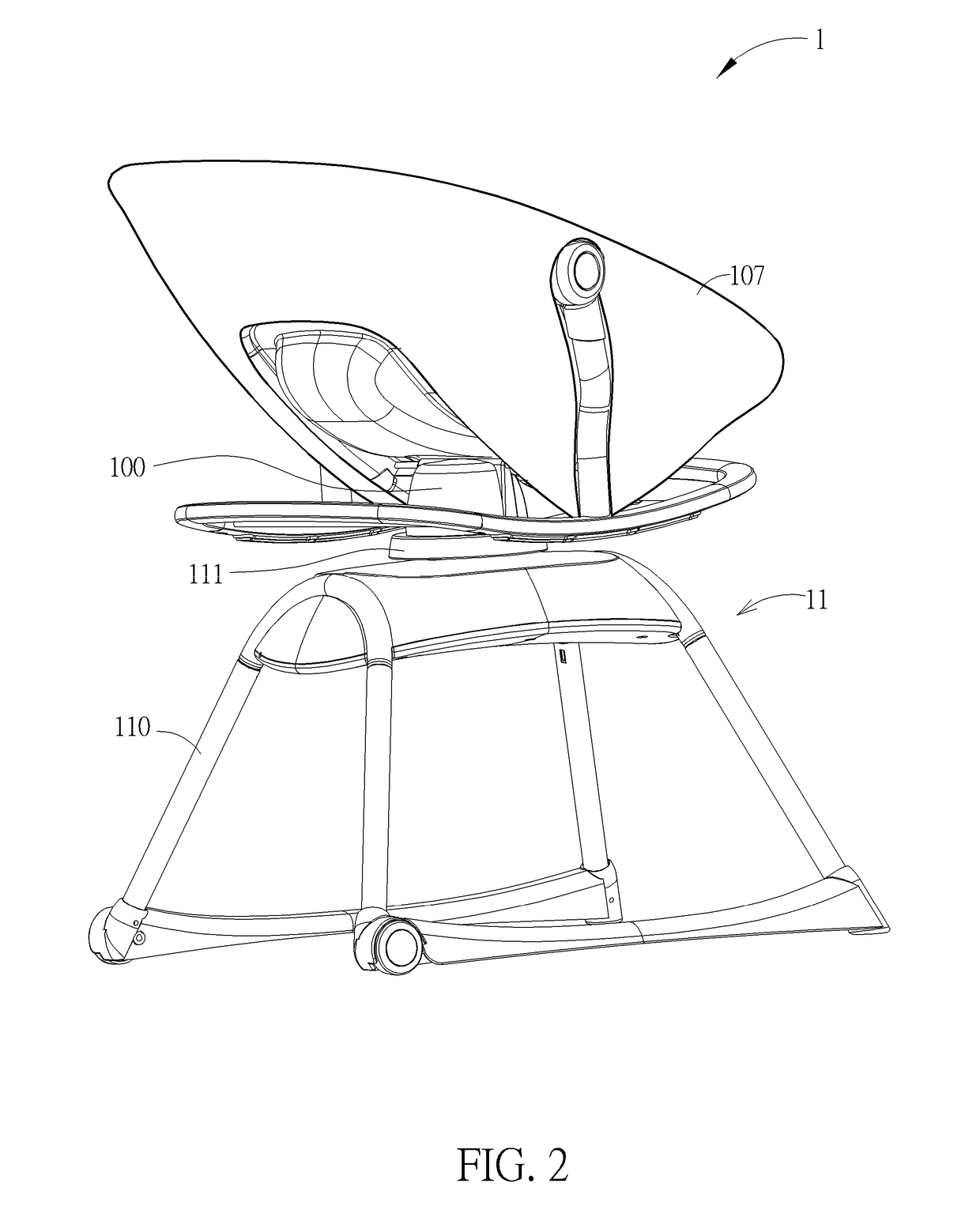 Infant carrier and motion device therewith