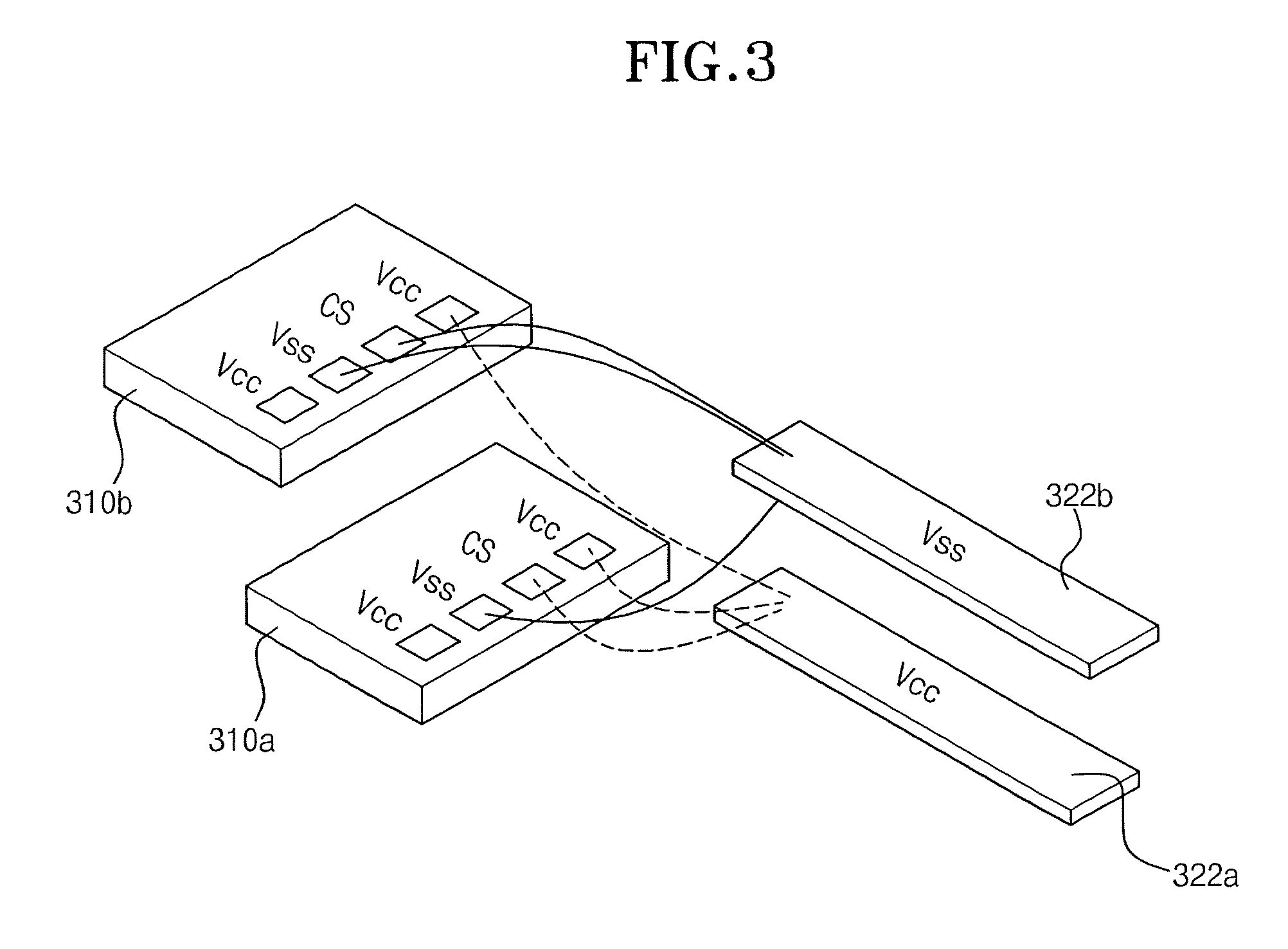 Through silicon via chip stack package capable of facilitating chip selection during device operation