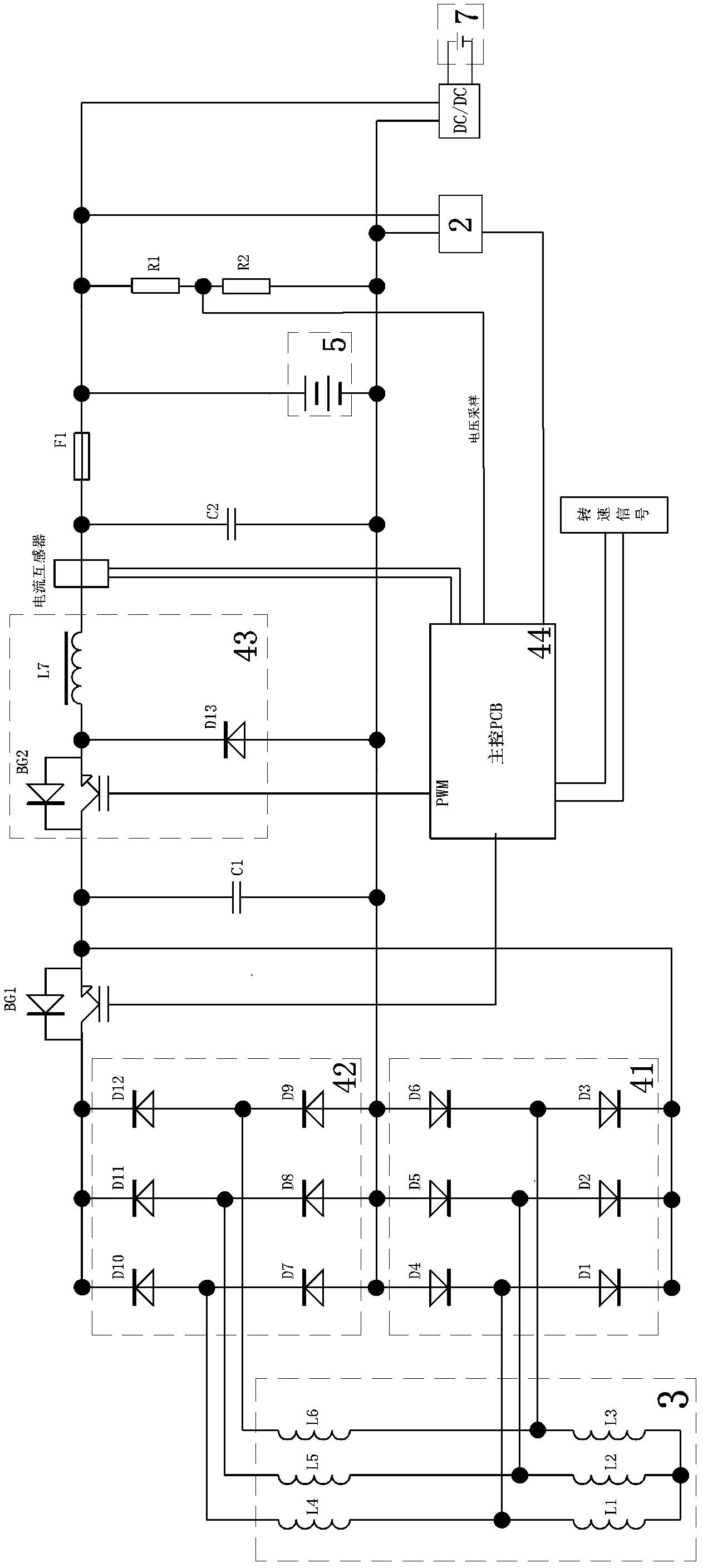 Motor-driven air conditioning system for automobile