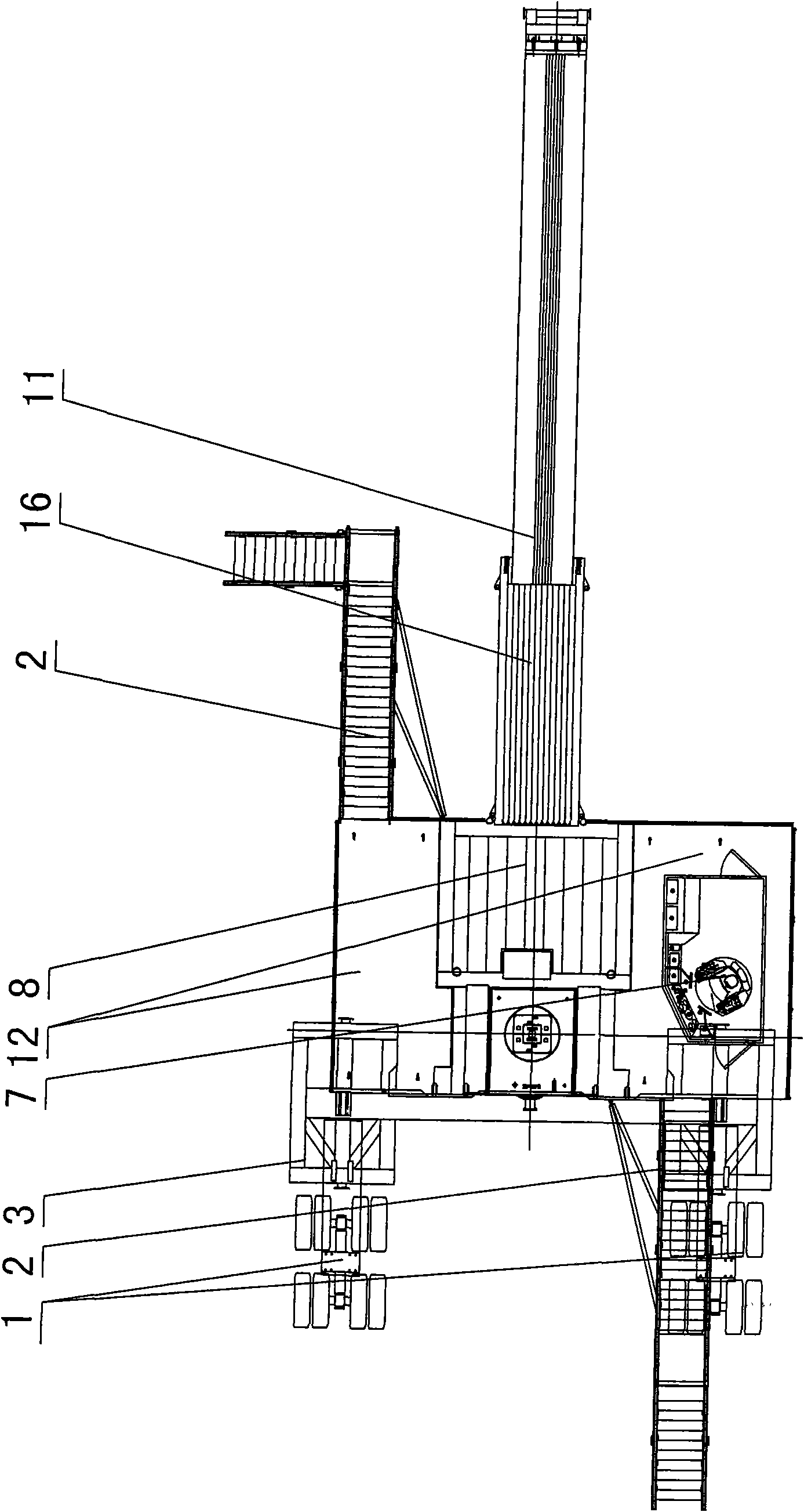 Novel trailing drilling platform