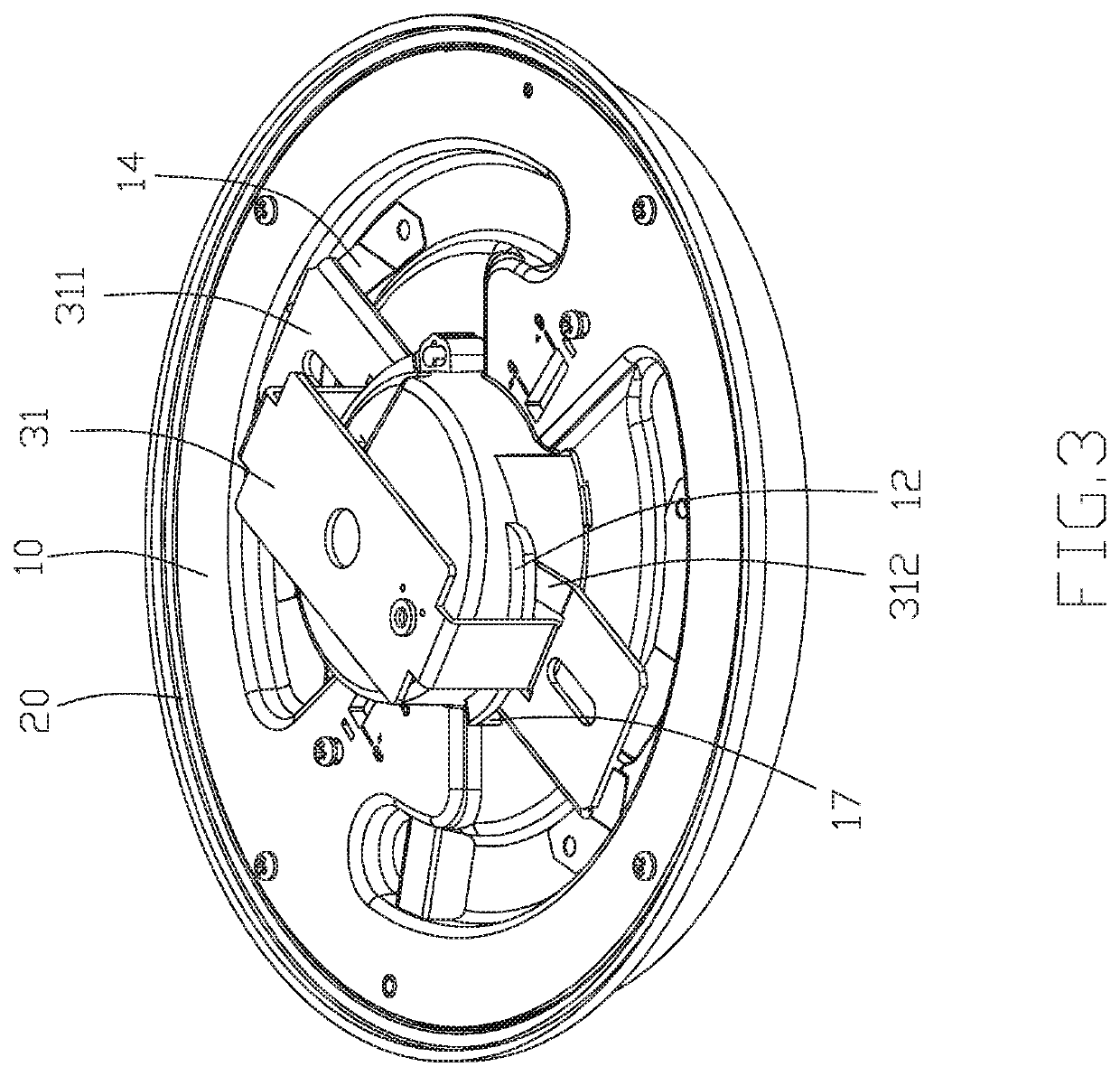 Lamp assembly that is adapted to assemble ceiling fitting and recessed light easily and quickly