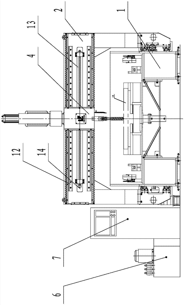 Numerically-controlled planar drill for processing round and square plates