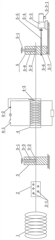 Pointing process and device beneficial to drawing and die penetrating of steel wire