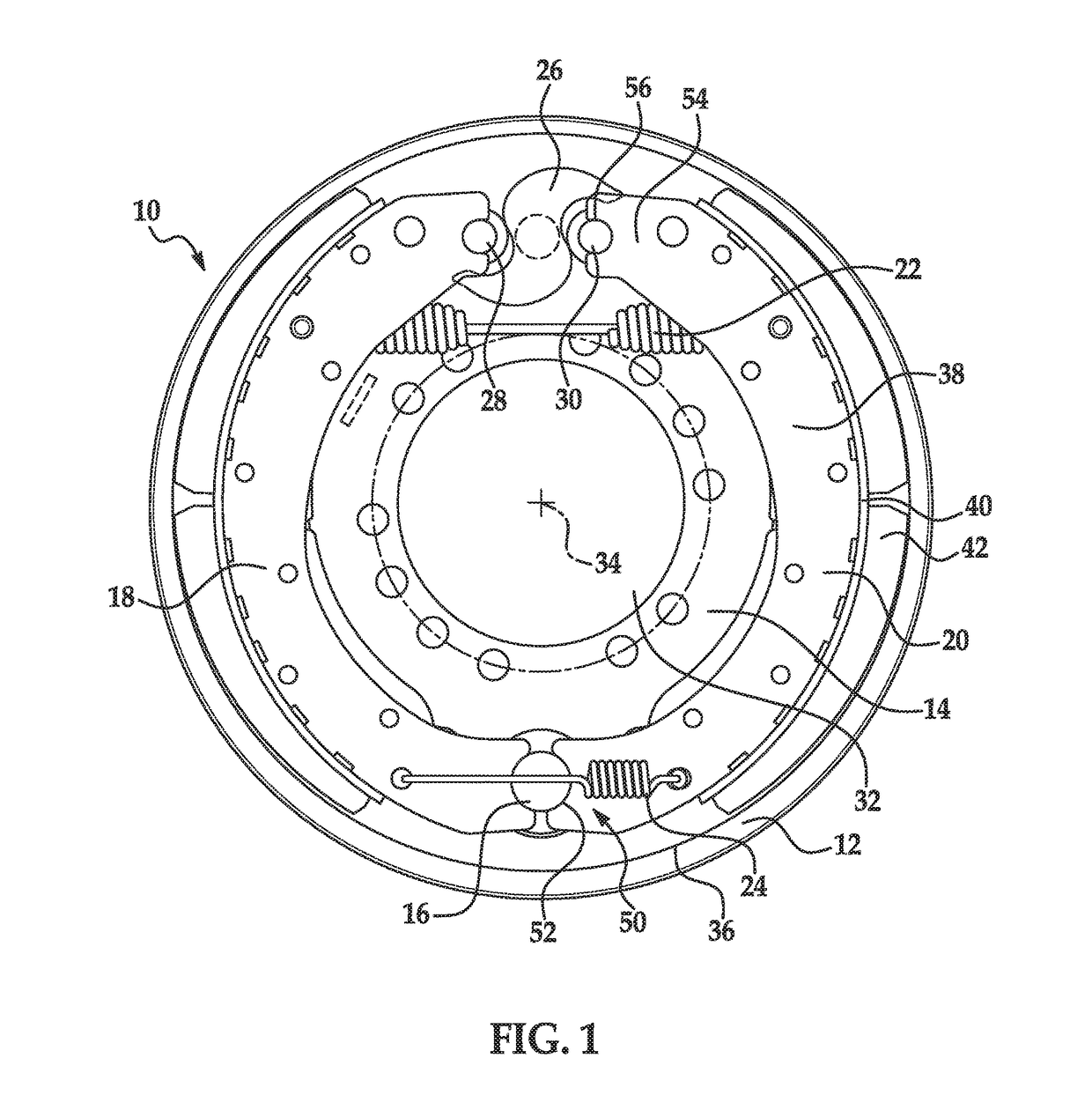 Noise Dampening Brake Shoe for a Drum Brake