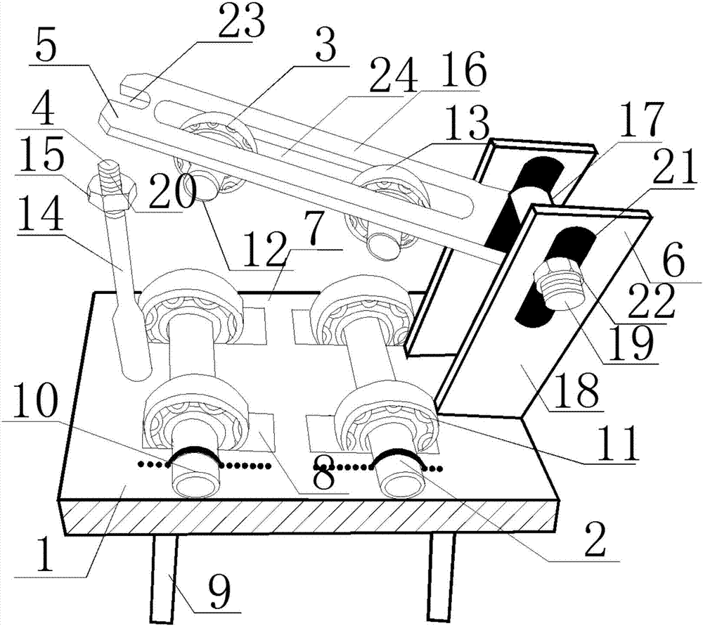 Fixing tool for fire hydrant connecting elbow welding