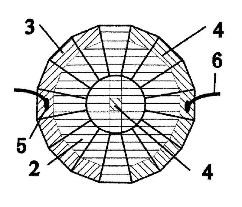 In-situ temperature measuring thermocouple on diamond anvil cell and preparation method thereof