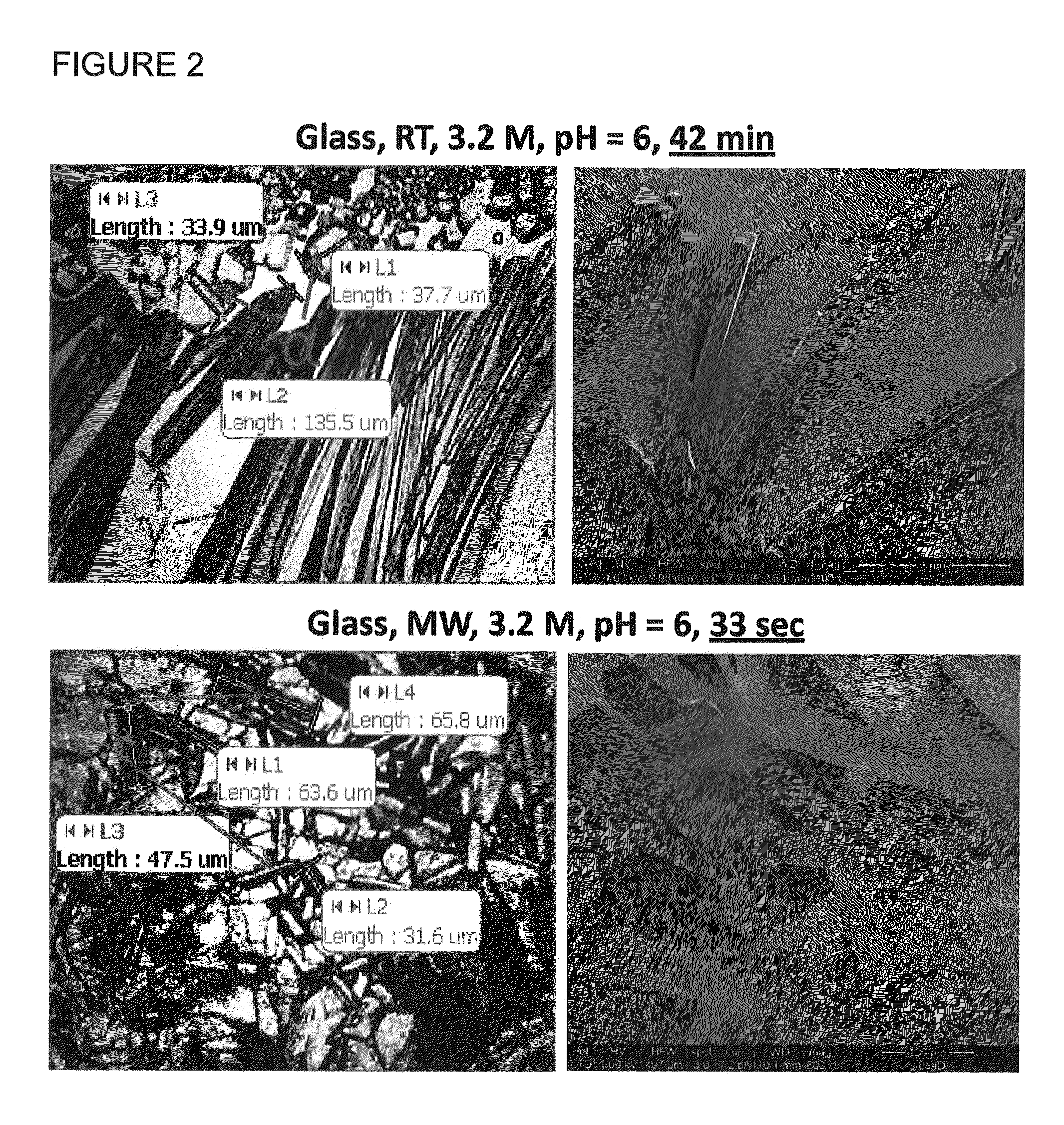 Metal-assisted and microwave-accelerated evaporative crystallization