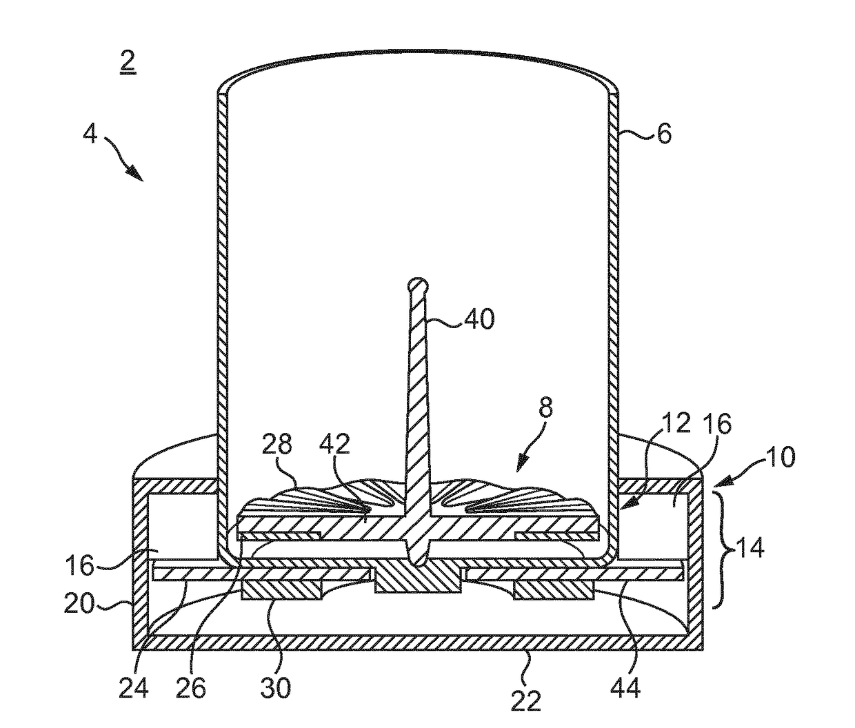 Appliance for foaming beverage or foodstuff