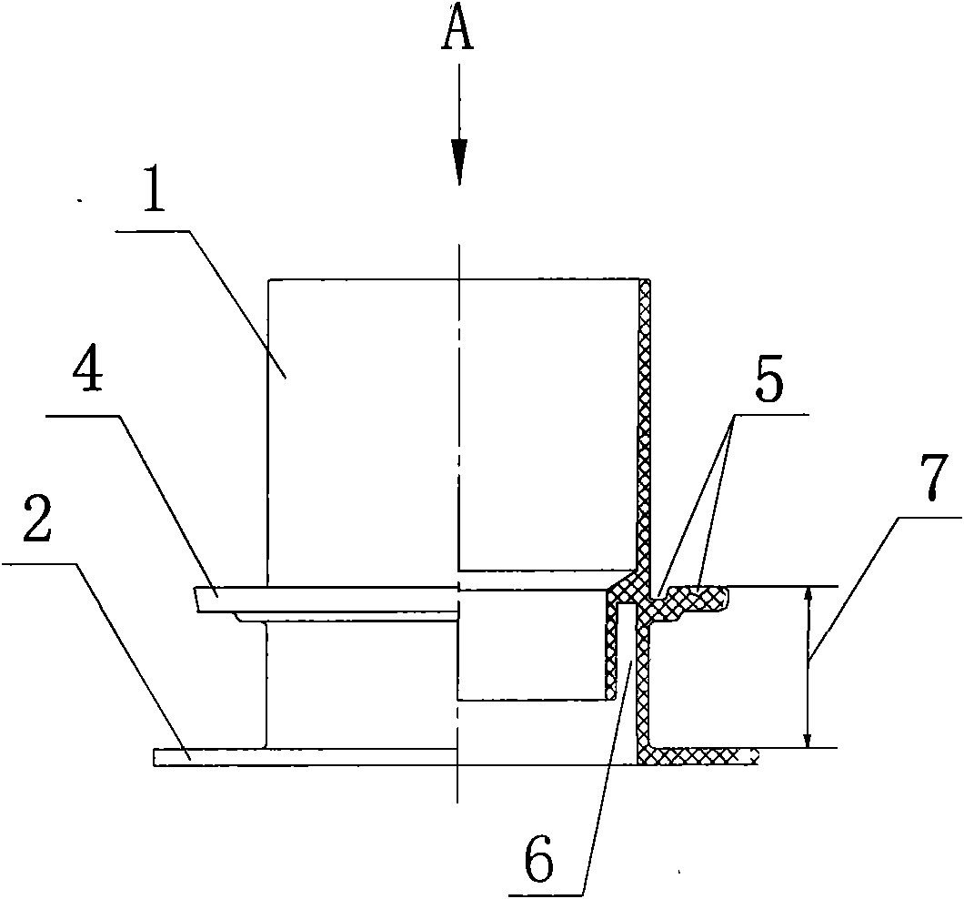 Site cast sealed water-stop joint